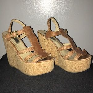 Steve Madden Brown Wedges
